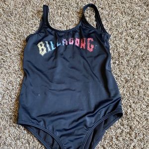 billabong one piece, open back swimsuit.